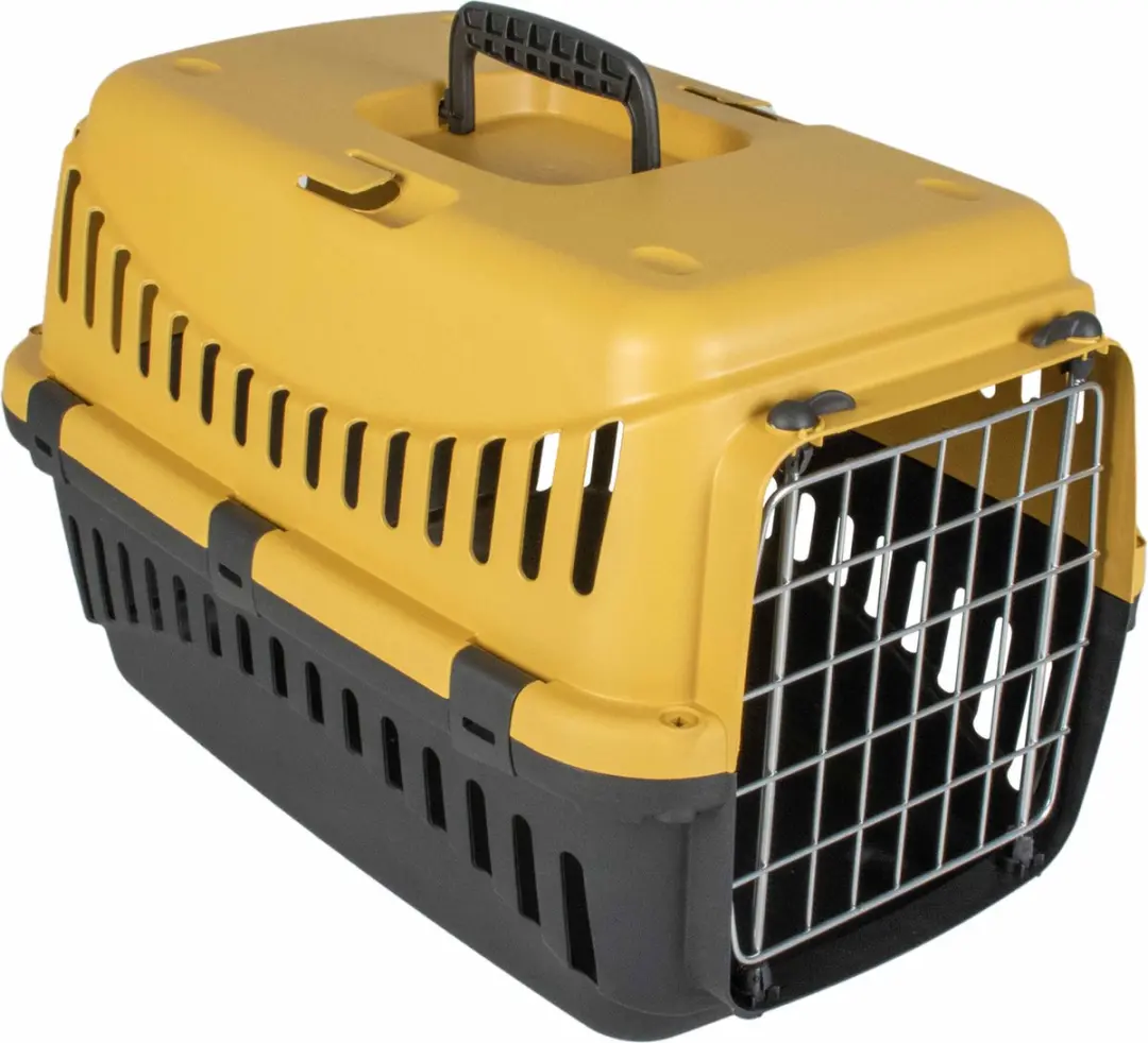 Duvo+ Gipsey Eco Transportbox S - Grijs-mosterdgeel
