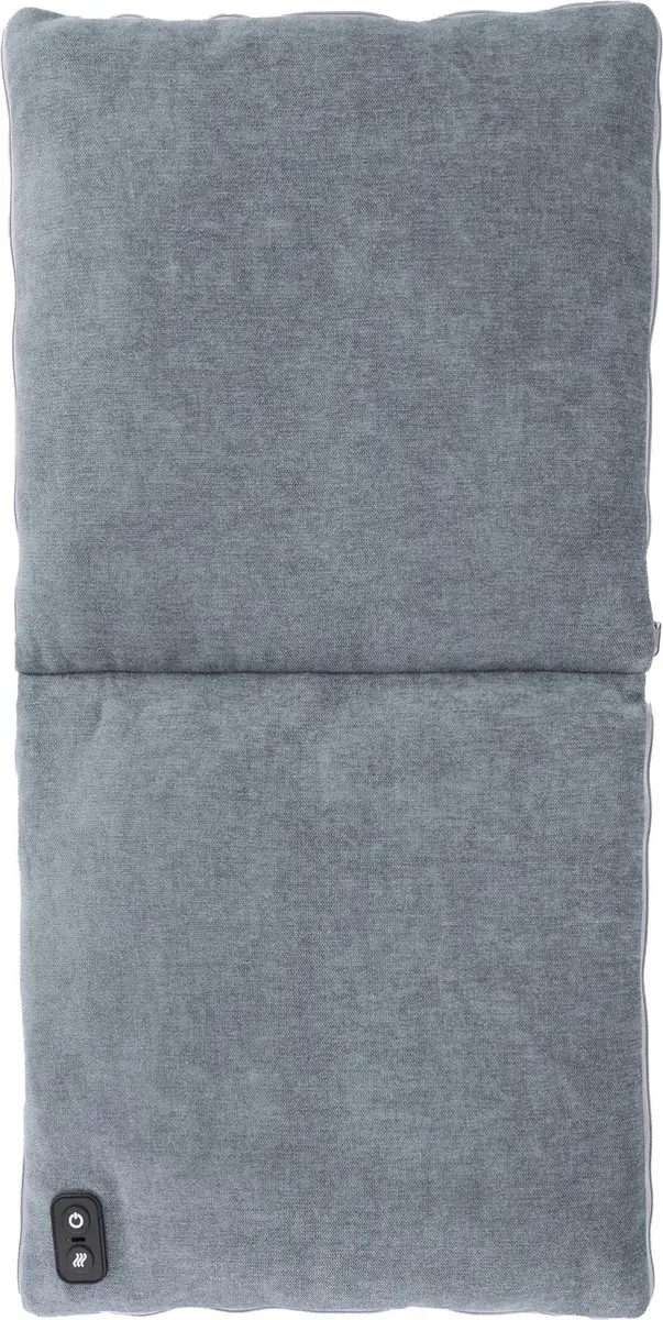 Lanaform Heating Pillow Draadloos Verwarmd Kussen - 2 Intensiteiten - Grijs