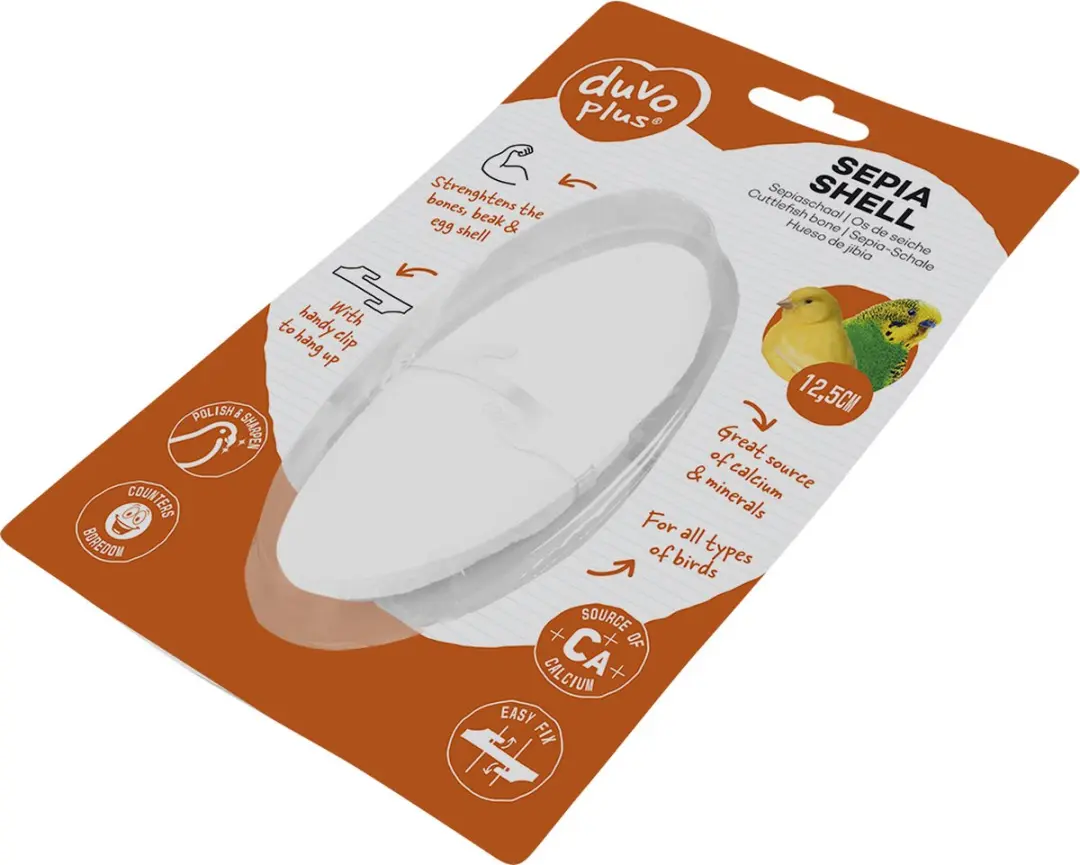 Duvo Vinkensnacks Sepiaschaal 12,5cm