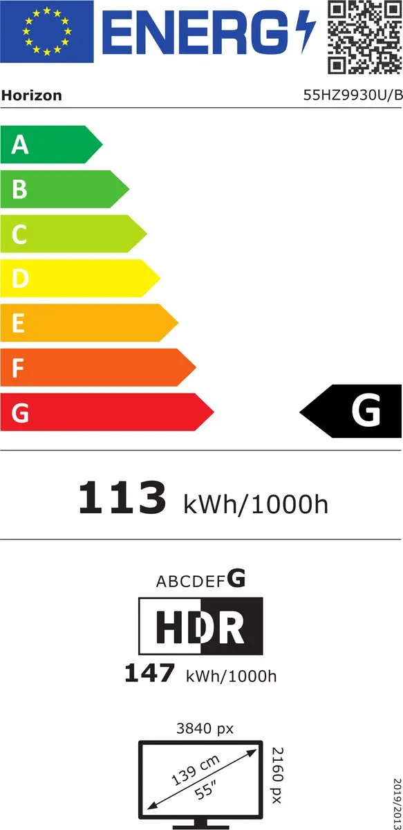 Horizon Aurora OLED 55HZ9930U/B Smart TV 55" - 4K - Dolby Atmos