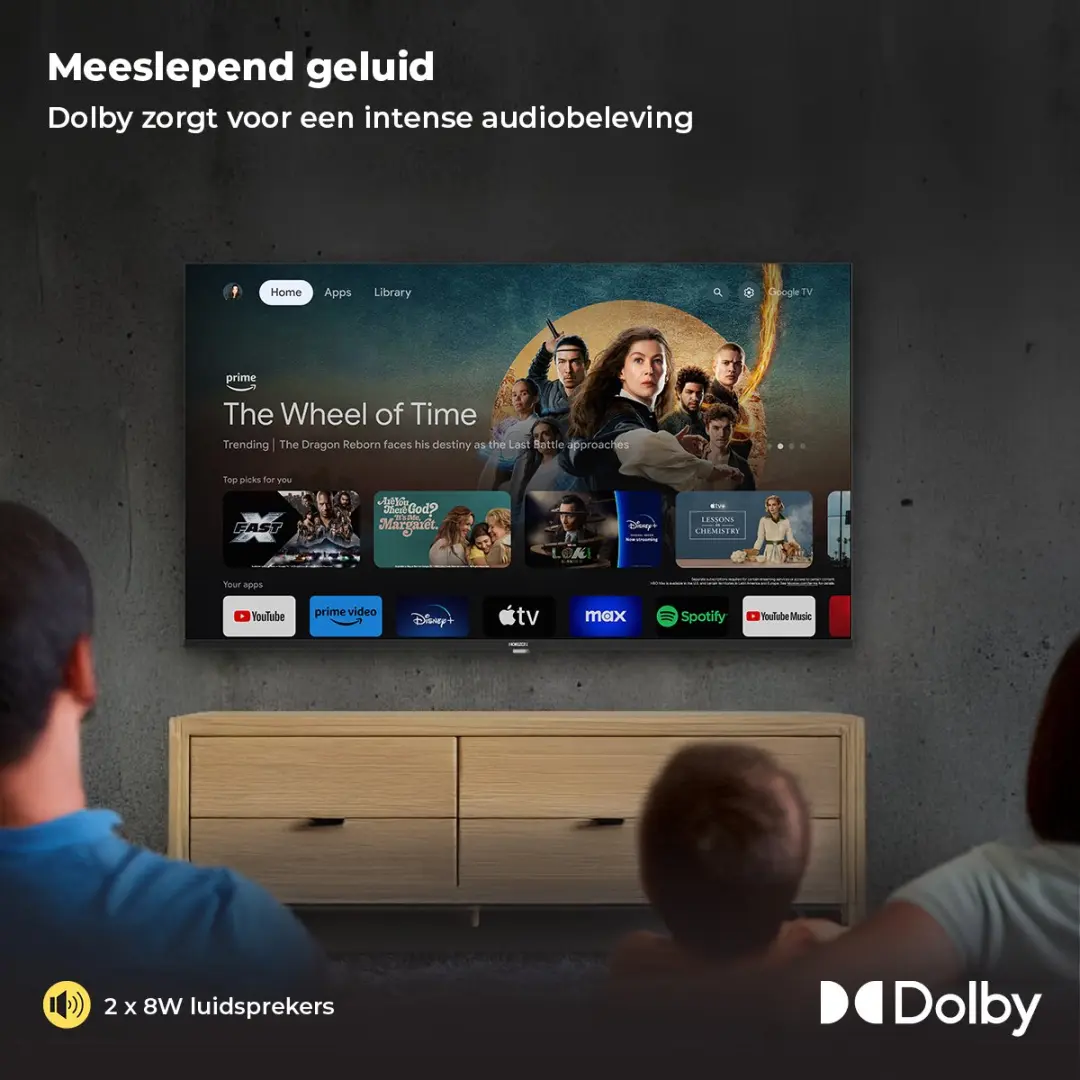 Horizon XT Line 40HL7590F/D Google TV 40 Inch Full HD Smart TV - Zwart