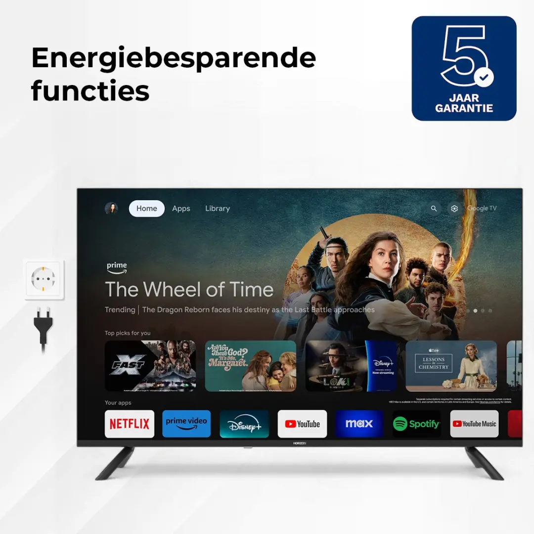 Horizon XT Line 40HL7590F/D Google TV 40 Inch Full HD Smart TV - Zwart