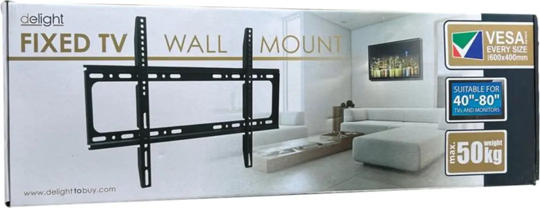 Delight TV Beugel 39695B - VESA 600x400mm - 40-80" - Zwart