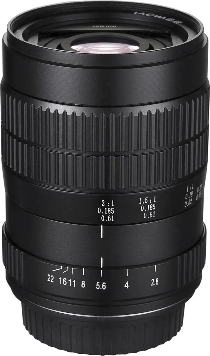 Laowa 60mm f/2.8 2X Ultra Macro Lens LA-60CANONEF - Canon EF - Zwart