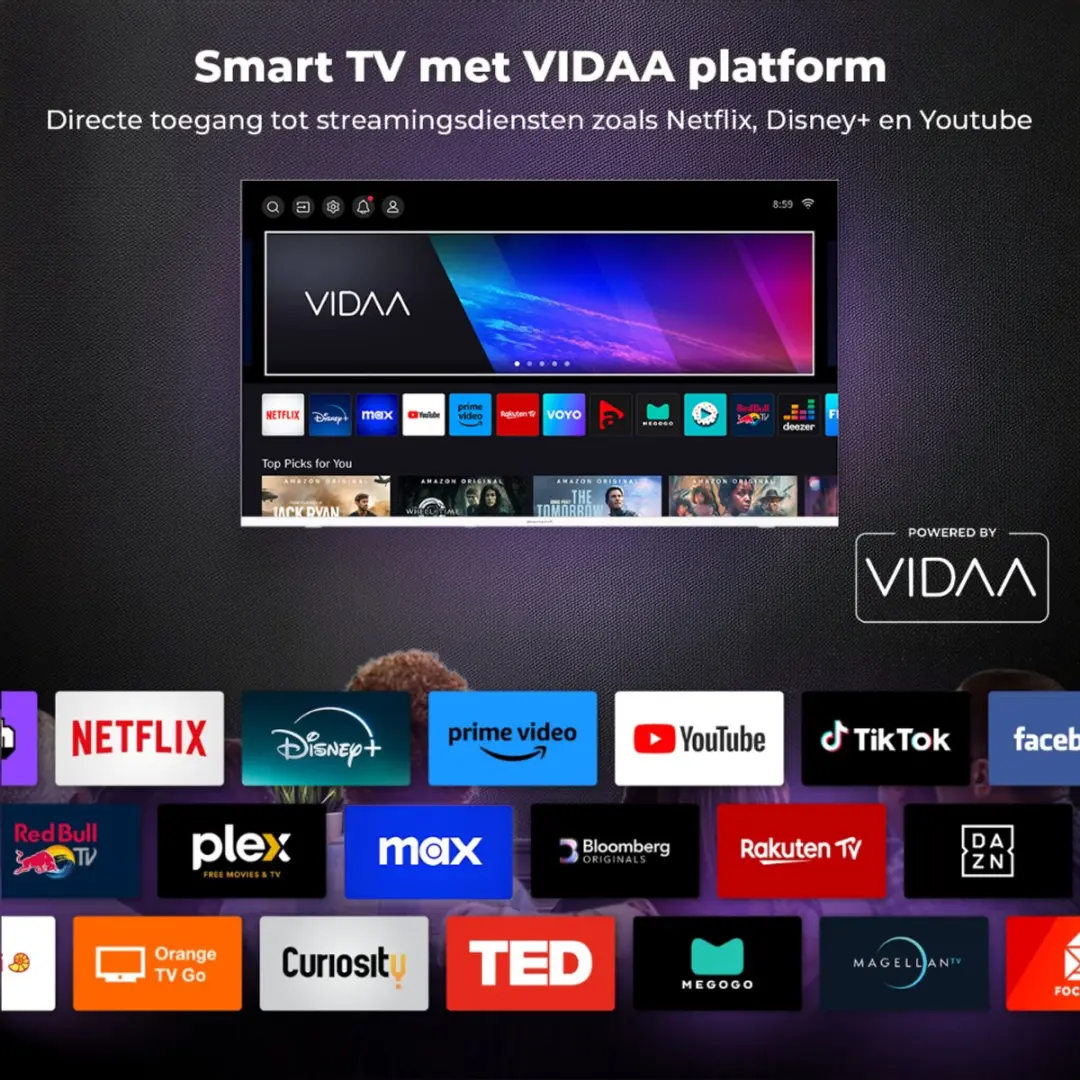 Horizon Diamant 32HL4331H/C Smart TV 32" - HD Ready - Wit