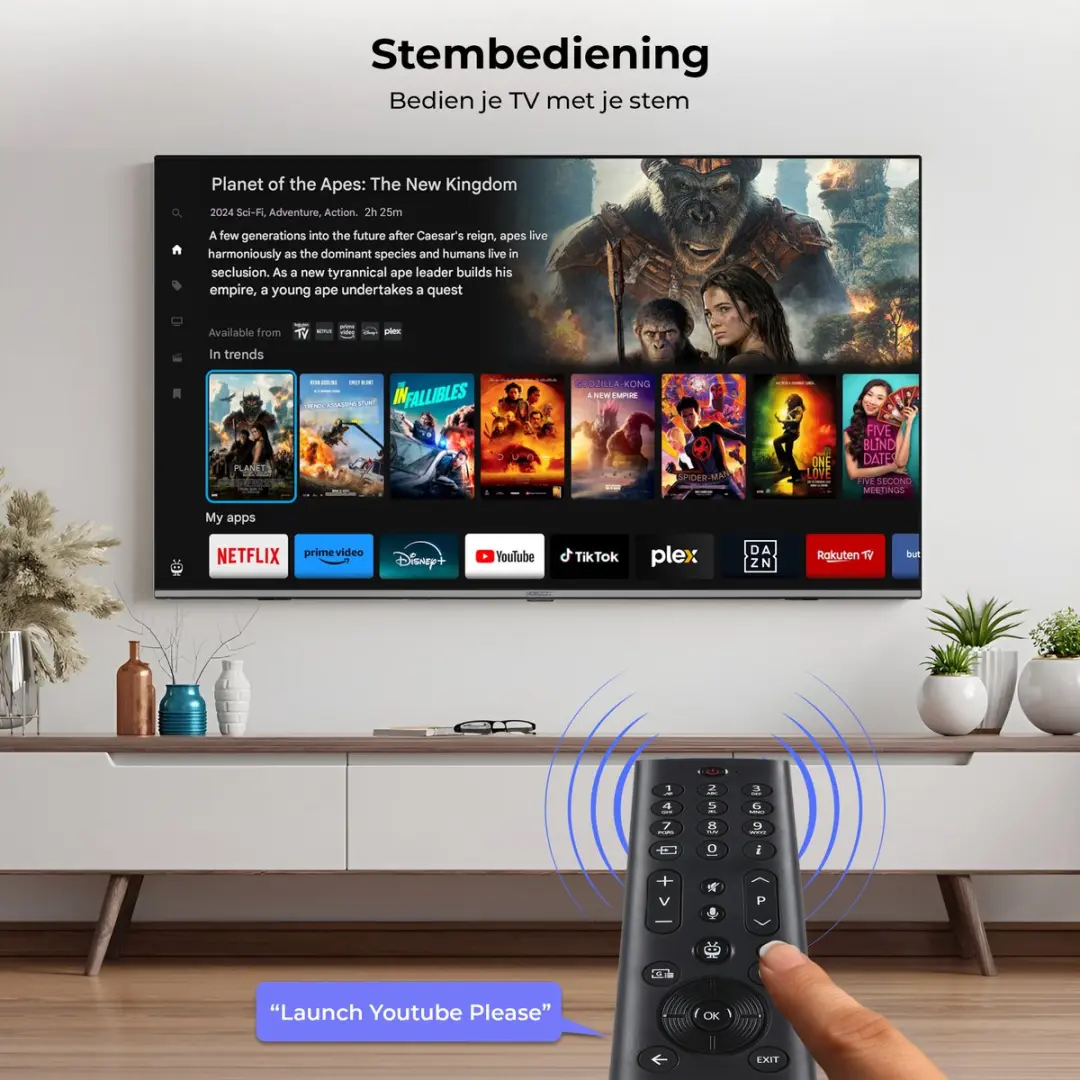 Horizon 50HL7560U TiVo Smart TV 50" - 4K UHD Direct LED - Dolby Vision/Atmos - Zwart