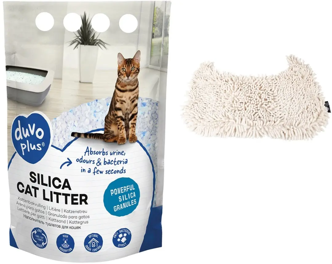 Duvo Premium Silica Kattenbakvulling 30L