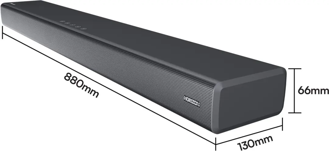 Horizon S3130 Soundbar - 60W - Titanium Grijs