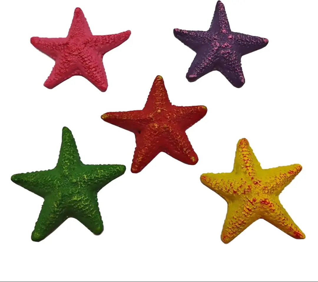 DuvoPlus Zeester Aquariumdecoratie 8,5x8,5x2,3cm