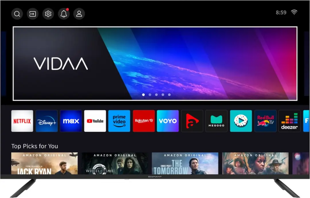 Horizon Diamant 55HL5530U Smart TV 55" - 4K Ultra HD - Zwart