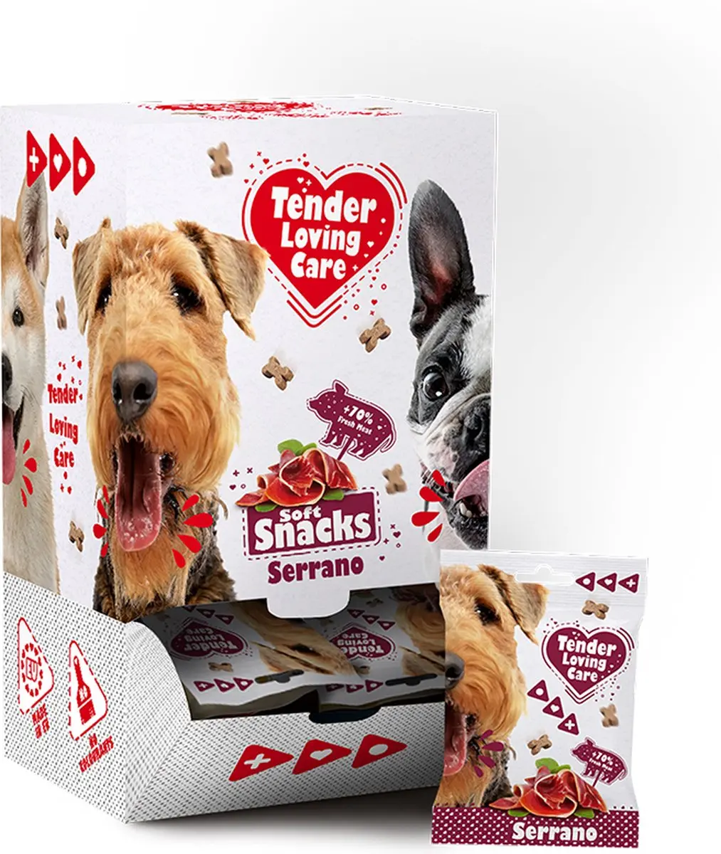 DuvoPlus TLC Soft Snack Serrano Hondensnack 100g
