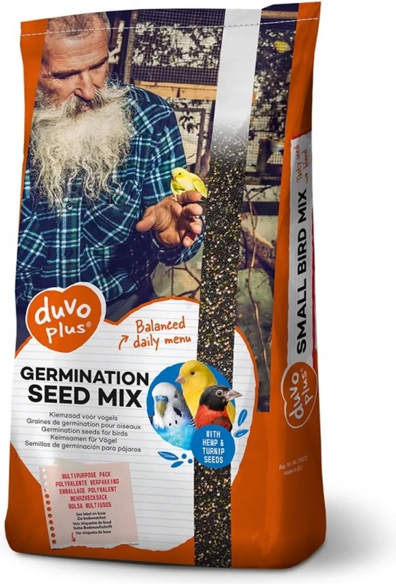 DuvoPlus Kiemzaad Mix Vogelveer 20kg
