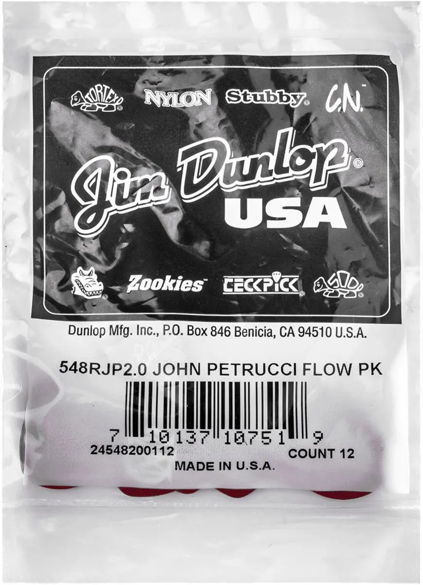 Dunlop RJP2.00 John Petrucci Flow Picks 2mm - 12 Stuks