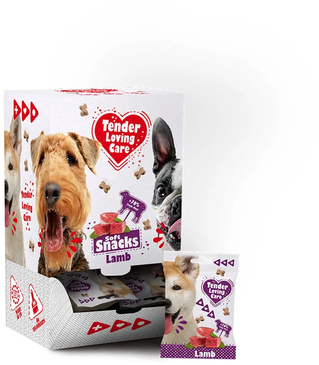 Duvo Tender Loving Care Lam Snacks 25x100g