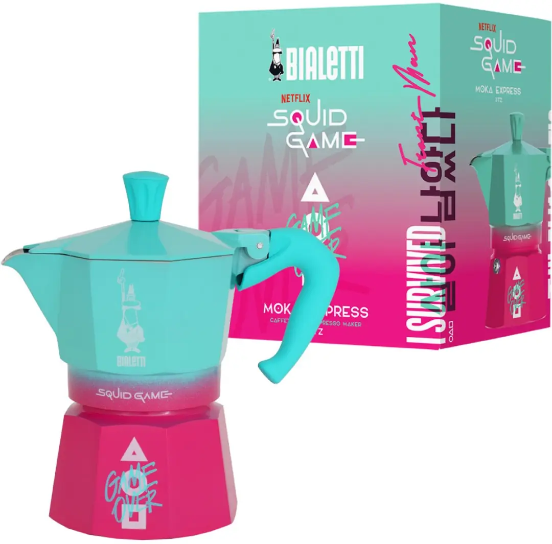 Bialetti Squid Game Moka Express 3t - Meerkleurig
