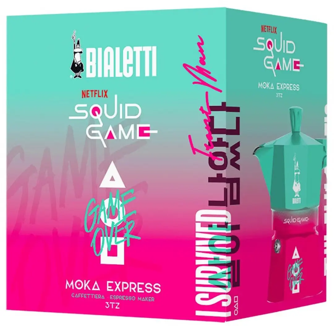 Bialetti Squid Game Moka Express 3t - Meerkleurig