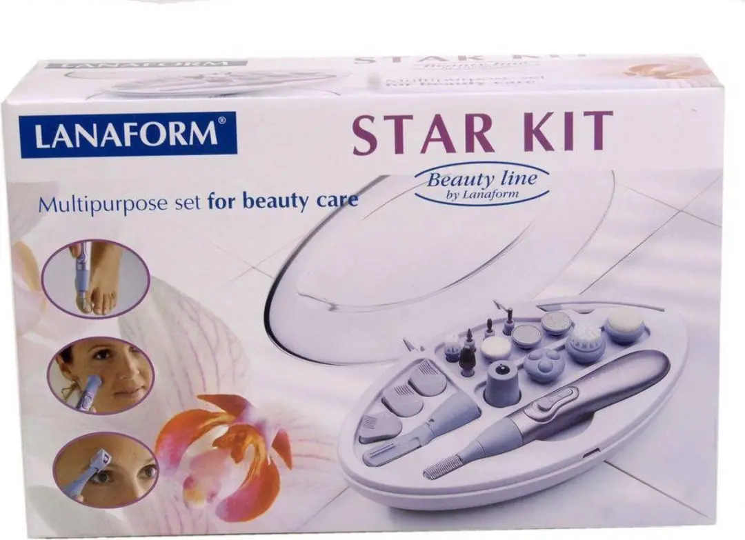 Lanaform Star Kit - Manicure Pedicure Epilatie Gelaatsverzorging - 2x AAA