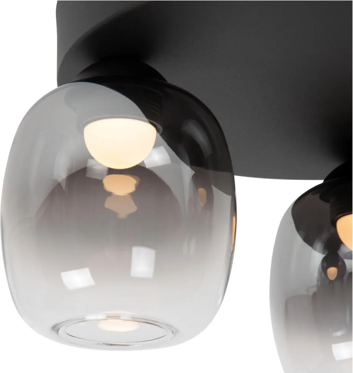 Lucide TAMINO Plafondlamp LED 17W 3000K - Zwart