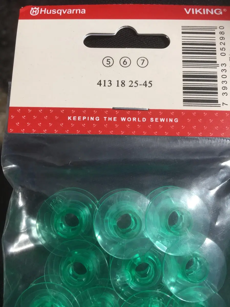 Husqvarna 5/6/7 Spoeltjes - 10 Stuks Groen