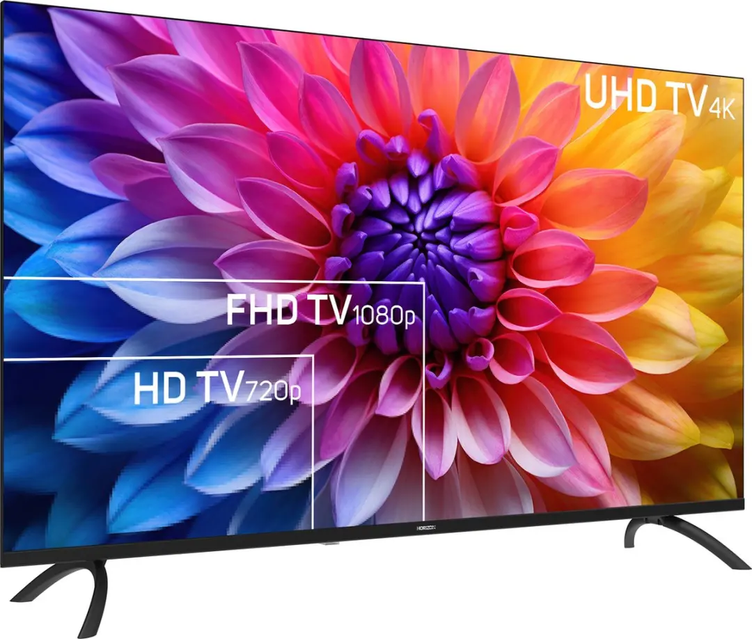Horizon 55HL7590U/D Google TV 55 Inch - 4K LED Smart TV - Zwart
