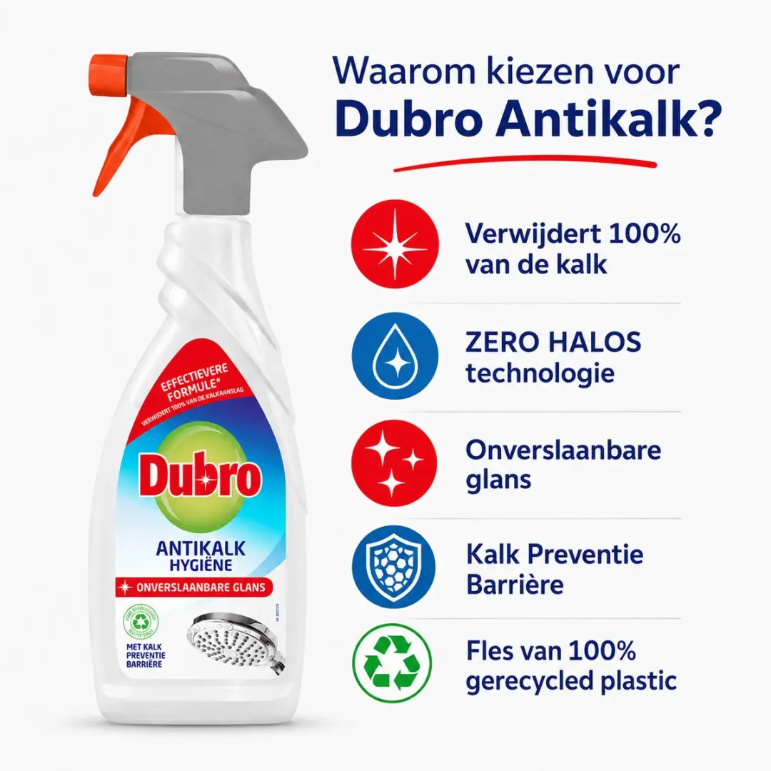 Dubro Antikalk Hygiëne Spray 650ml - 6 Stuks