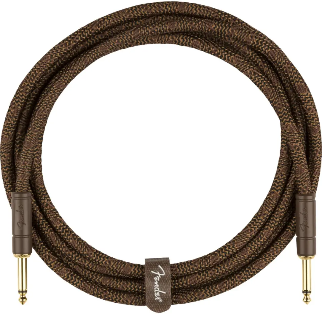 Fender Paramount Akoestische Instrument Kabel 3m - Bruin - afbeelding 5 van 6