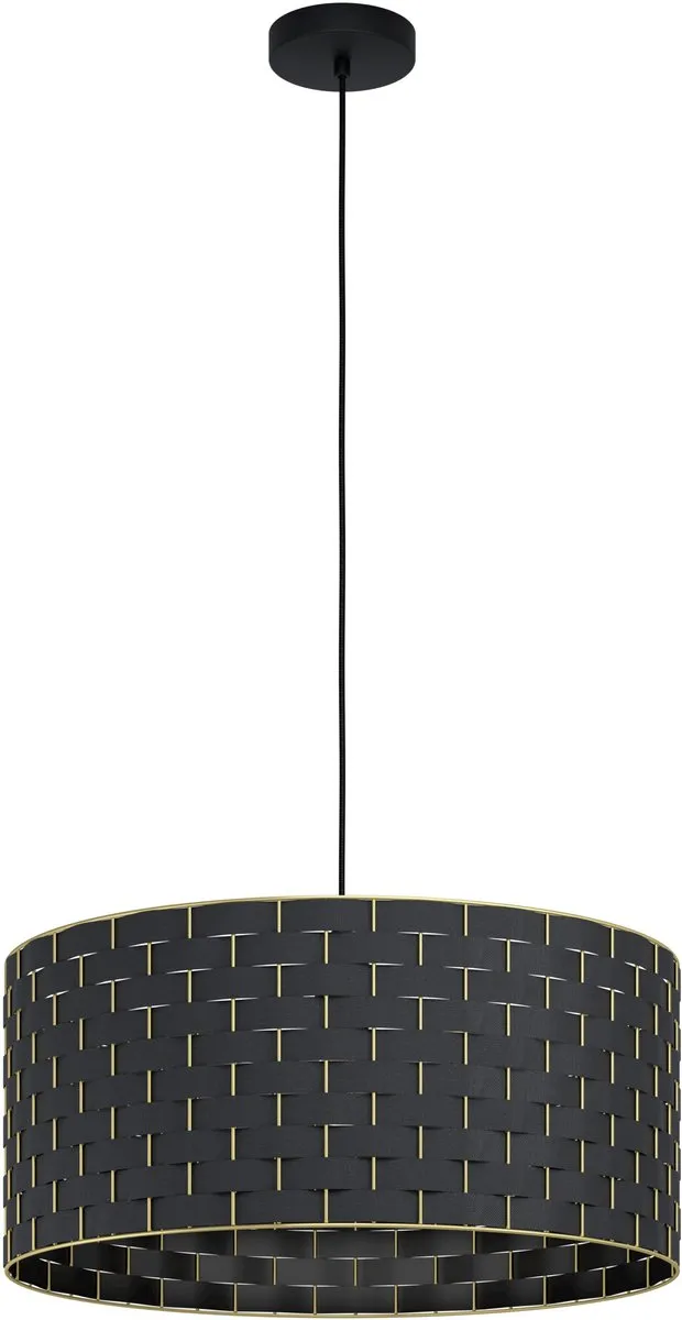 Eglo Marasales Hanglamp Ø55cm - 2 Lichtpunten - Zwart/Goud