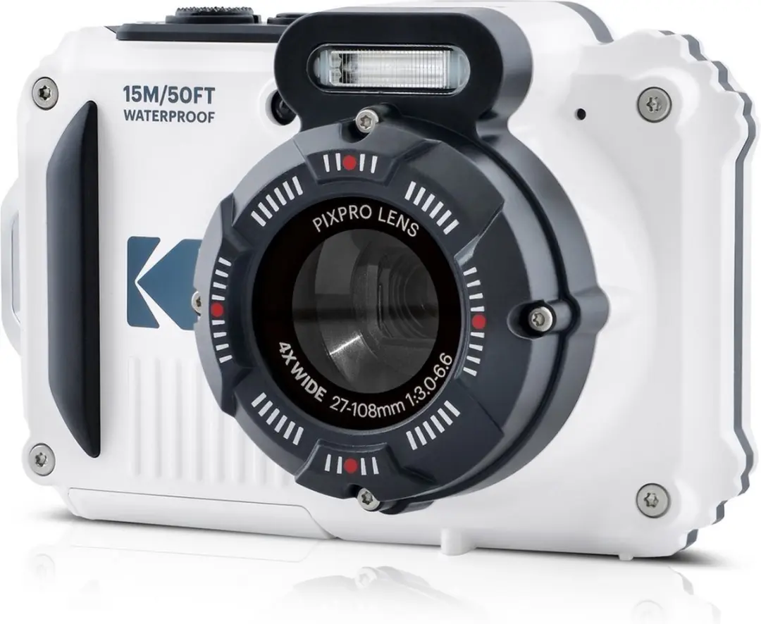 Kodak WPZ2 Onderwatercamera 16MP - Wit - Incl. 16GB & Tas