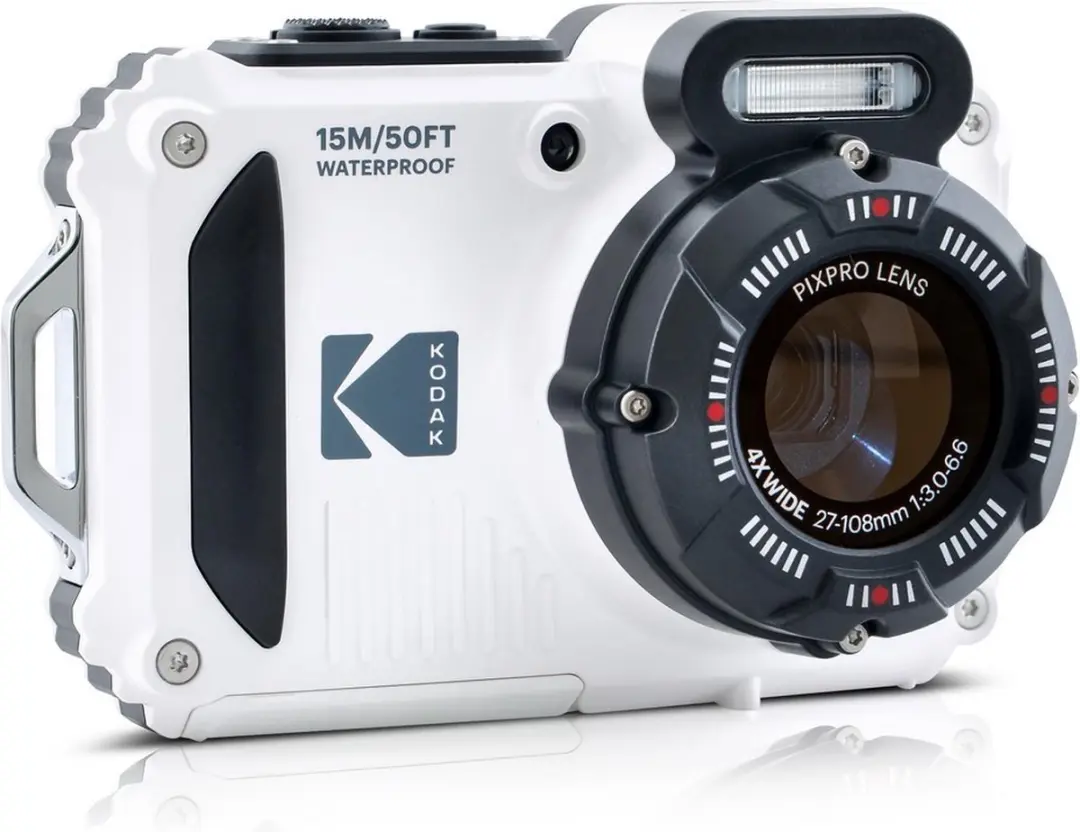 Kodak WPZ2 Onderwatercamera 16MP - Wit - Incl. 16GB & Tas