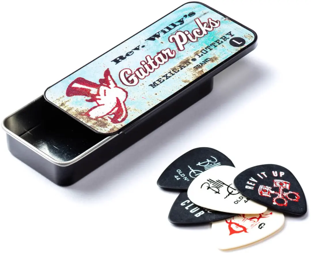 Dunlop Reverend Willy Plectrums - Light - 6 Stuks - Meerkleurig