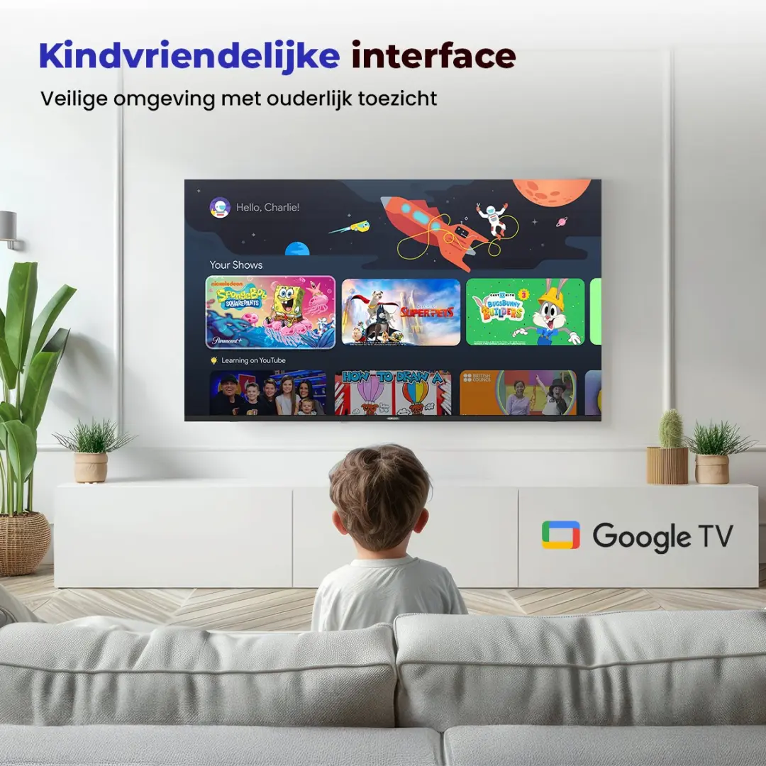 Horizon XT Line 50HL7590U/D Google TV 50 Inch - 4K LED - Zwart