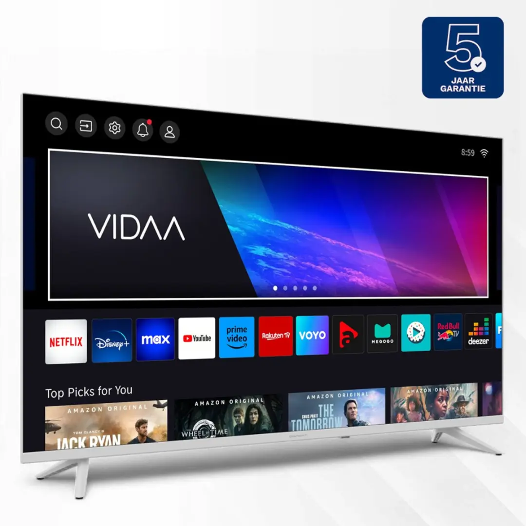 Horizon Diamant 43HL4331F/C Smart TV 43 Inch - Full HD - Wit