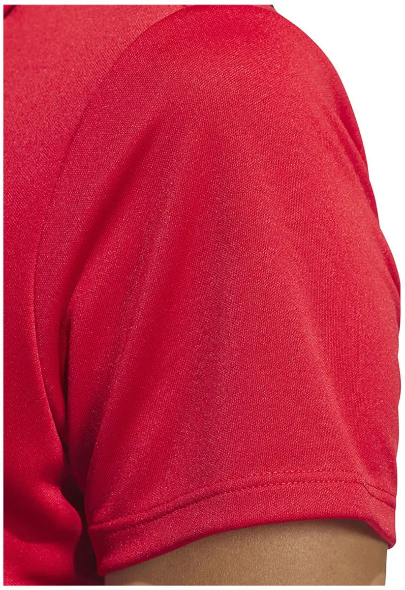 Adidas Performance Poloshirt Dames Solid - L - Collegiate Red