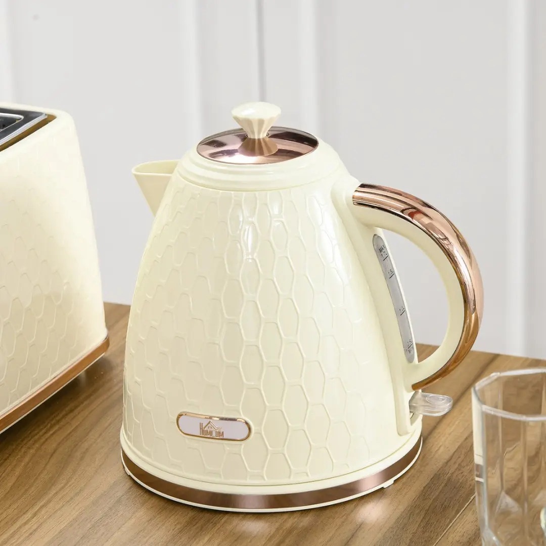 Homcom Waterkoker 2200W 1.7L - Beige