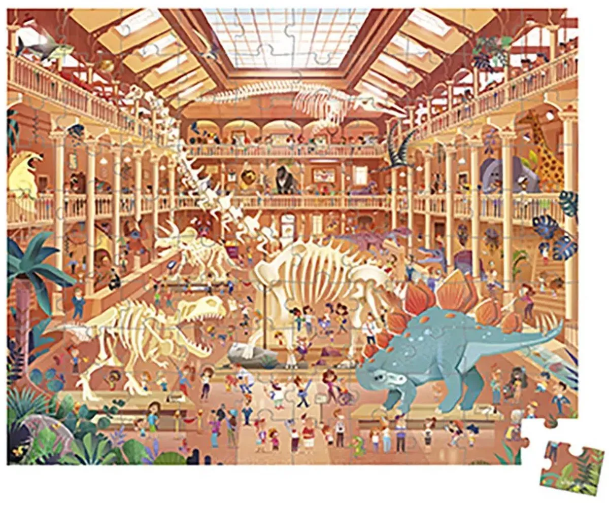 Janod Puzzel Het Natuurhistorisch Museum 100 Stuks - Vanaf 6 jaar