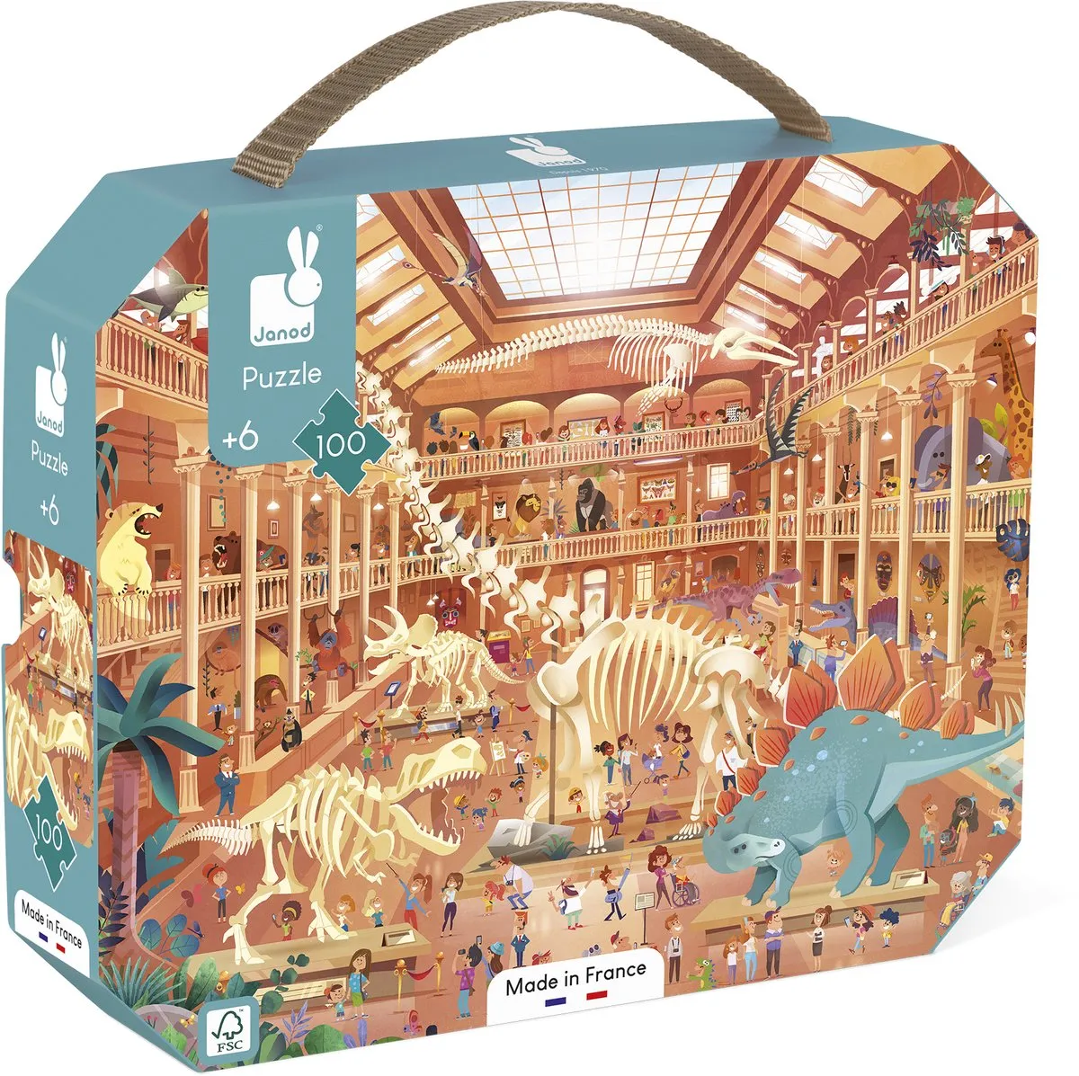 Janod Puzzel Het Natuurhistorisch Museum 100 Stuks