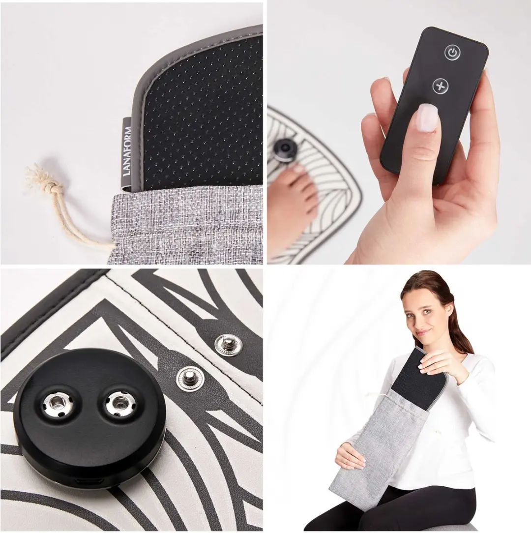 Lanaform Circulation Mat LA100208 EMS Voetmassageapparaat - Wit