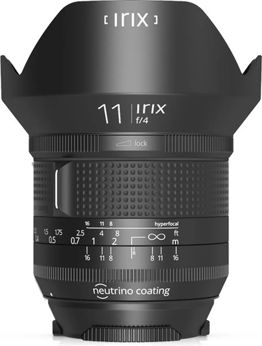 Irix 11mm F/4.0 Firefly - Pentax - 30mm Filter - Zwart