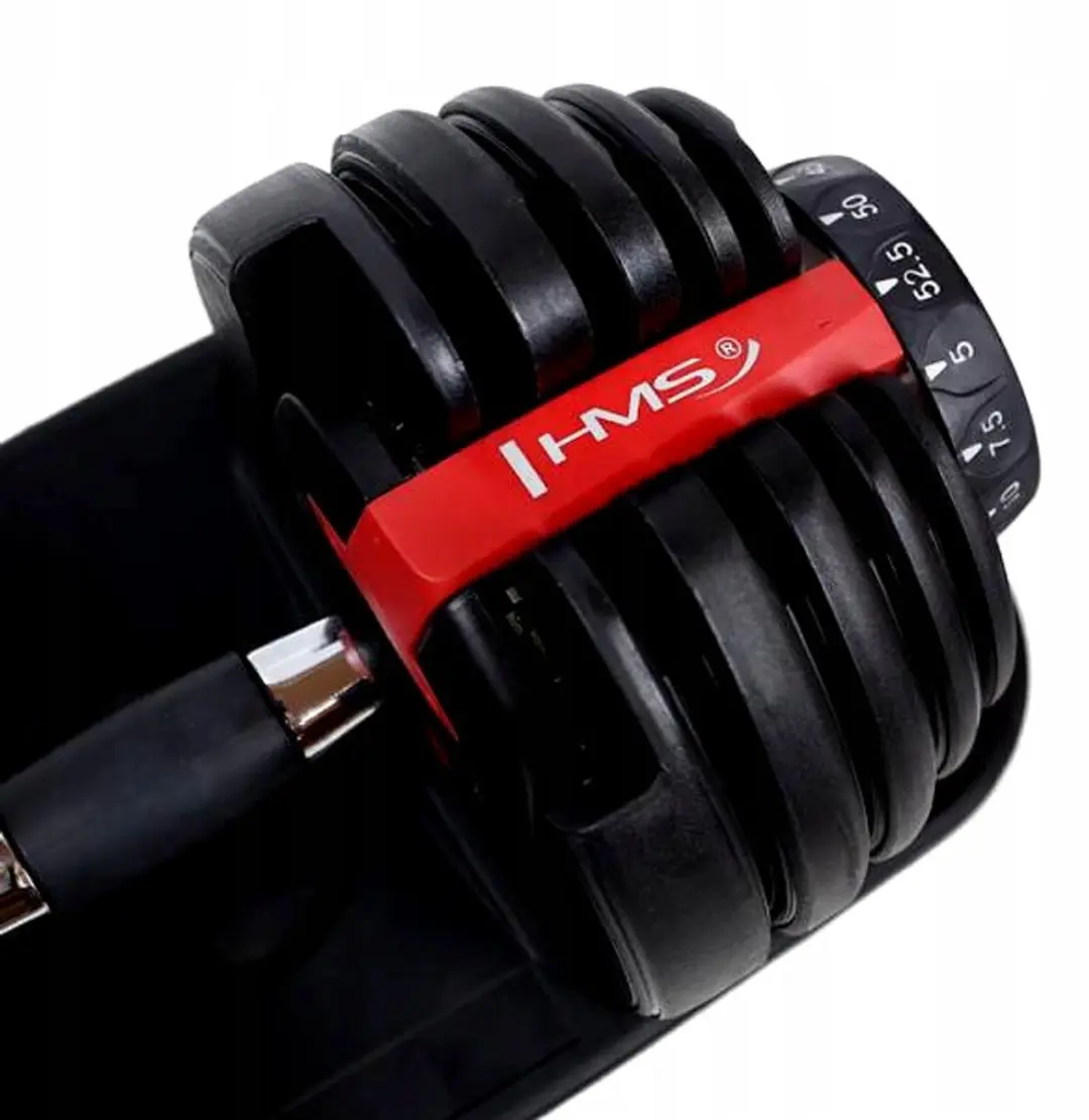 HMS SR52 Verstelbare Dumbbell 23,3 kg - Zwart