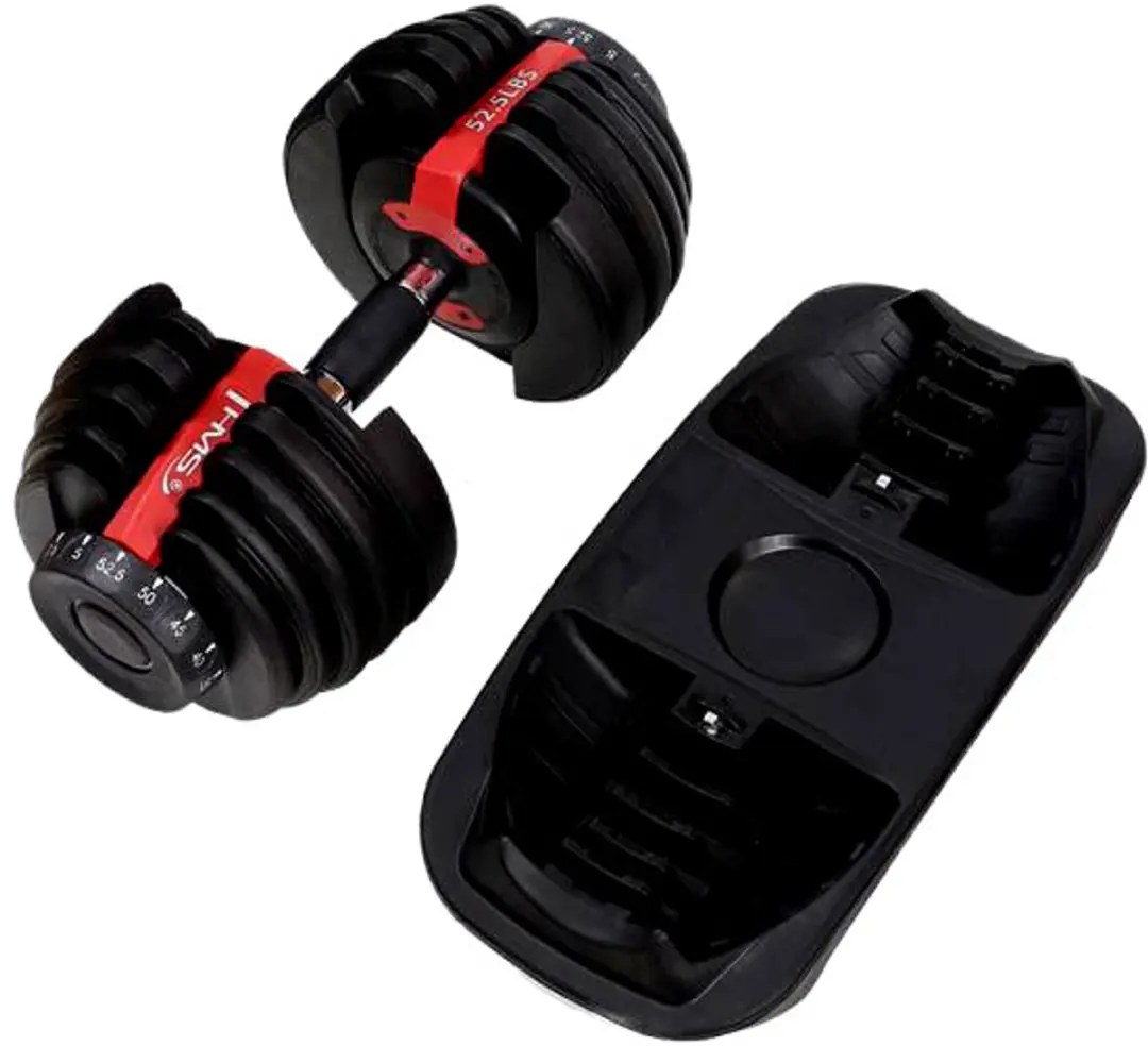 HMS SR52 Verstelbare Dumbbell 23,3 kg - Zwart