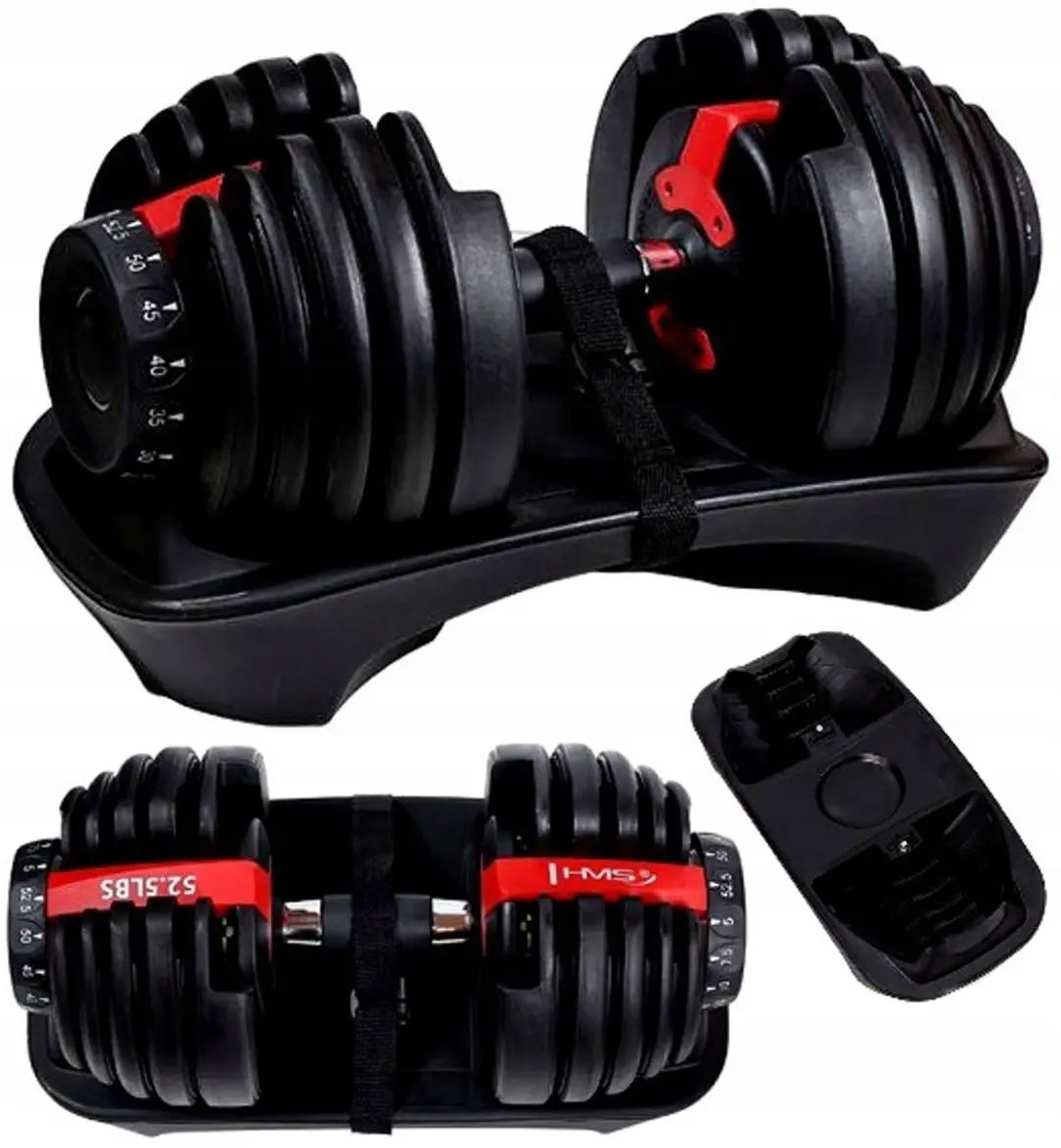 HMS SR52 Verstelbare Dumbbell 23,3 kg