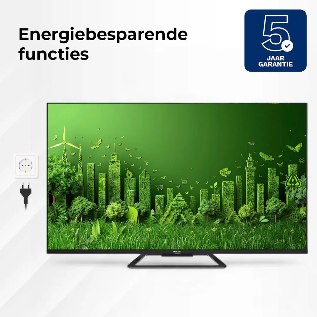 Horizon 43HQ8590U QLED Google TV 43 Inch - Zwart