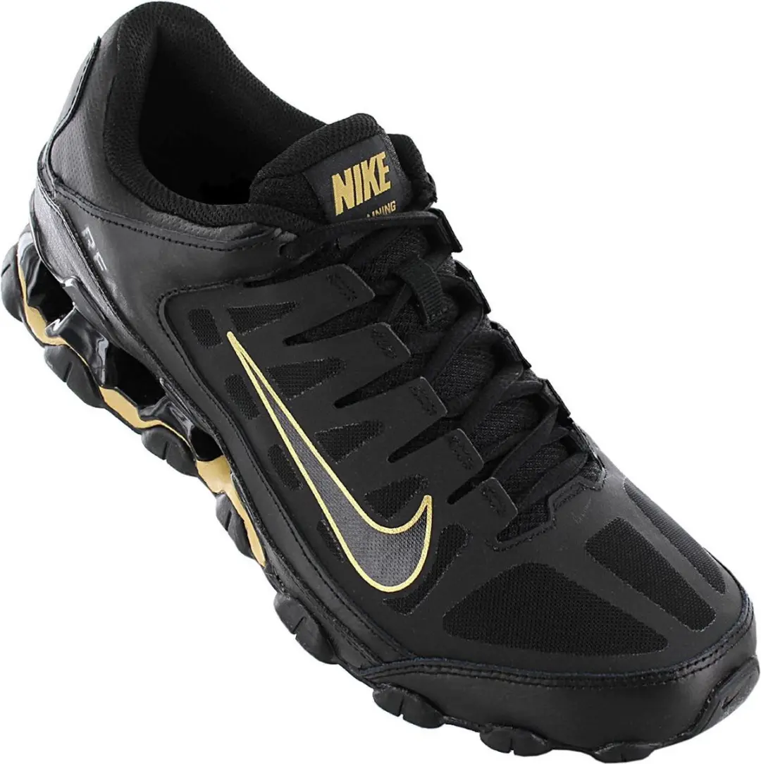 Nike REAX 8 TR Mesh Heren Sneakers - Zwart-Gold - Maat 43