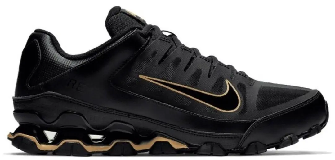 Nike REAX 8 TR Mesh Heren Sneakers - Zwart-Gold - Maat 43