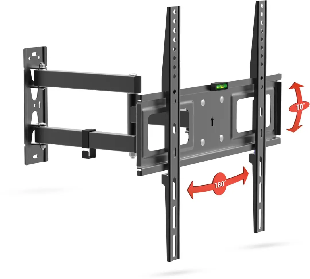Delight Kantelbare TV-muurbeugel VESA 400x400 32-55" - 35 kg - Zwart