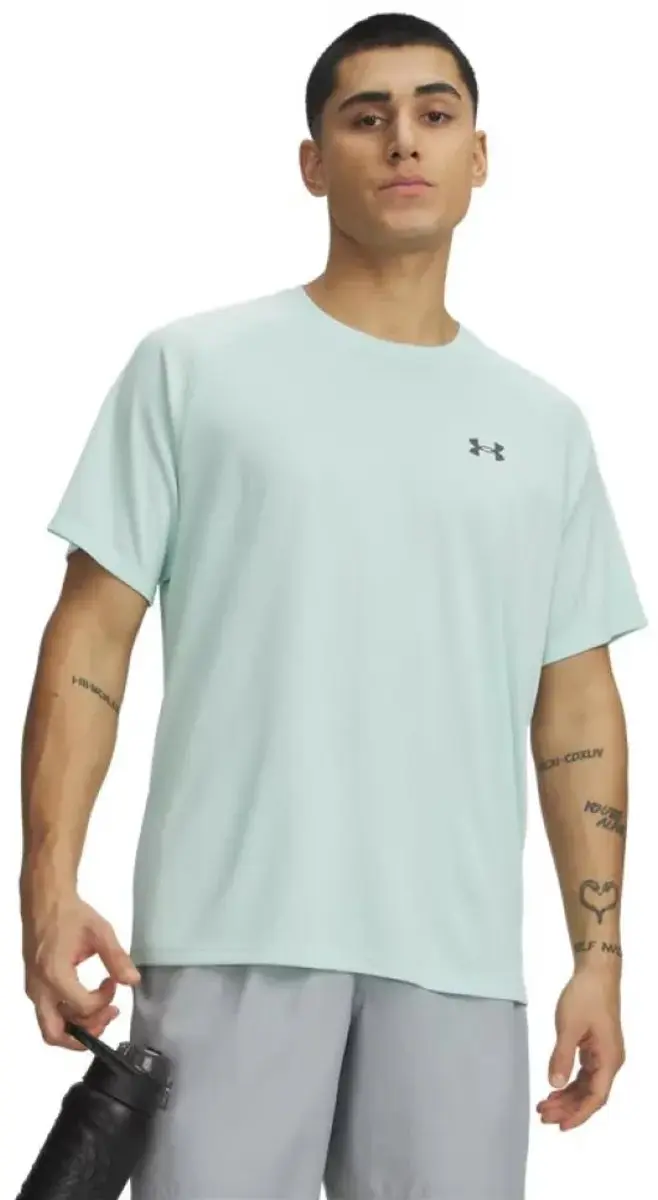 Under Armour Tech Textured SS T-shirt - XS - Green - afbeelding 6 van 6