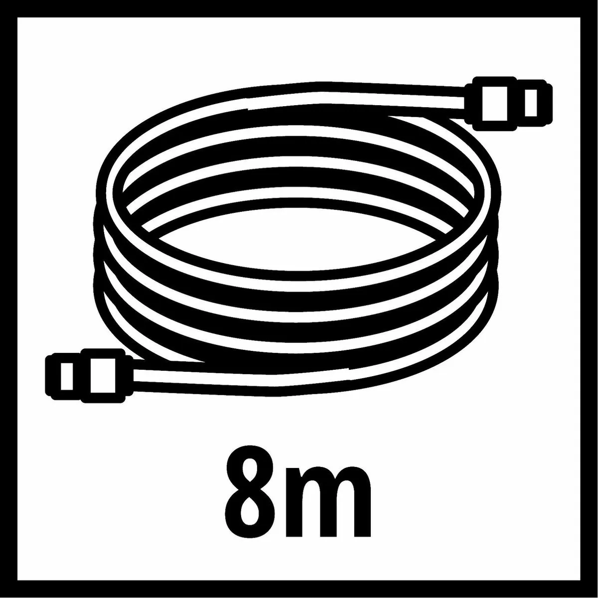 Einhell Spiraalslang 8m Ø6mm