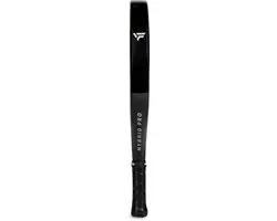 Virtufit Hybrid Padelracket - Zwart/Zilver - 365g - Carbon/EVA - Met Polskoord