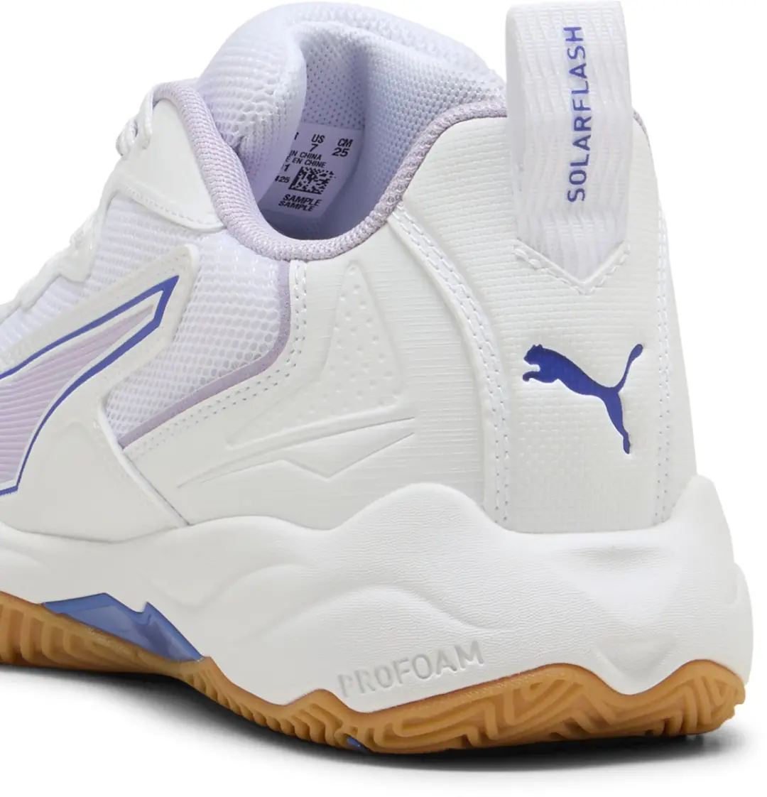 PUMA Solarflash 4 W+ Dames Sportschoenen 39 - PUMA White/Royal Sapphire/Light Lavender
