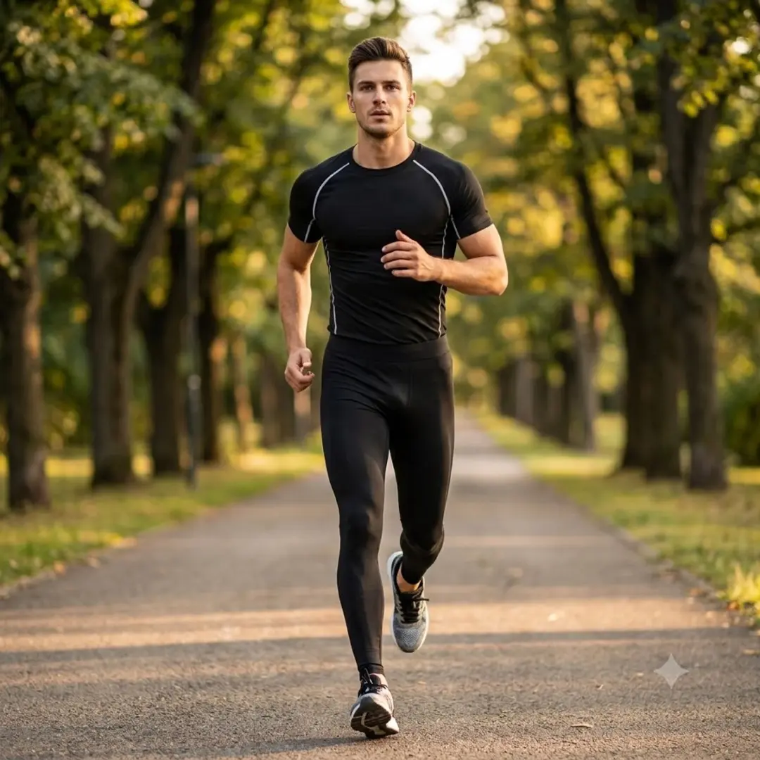 NUVEX Heren Vechtsport Trainingspak 4-delig - Zwart - Maat L